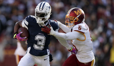 Seattle Seahawks Noah Igbinoghene...