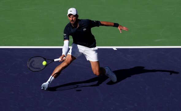 Novak Djokovic Indian Wells BNP Paribas Open 2026 - Day 4