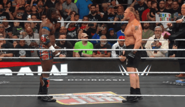 Triple H separates Brock Lesnar and Oba Femi