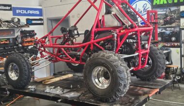 Lincoln small business custom building retro ATV for celebrity after social media post