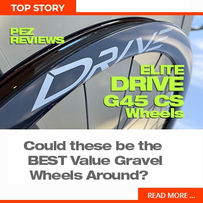 PEZ reviews the Elite Wheels G45 CS gravel wheelset