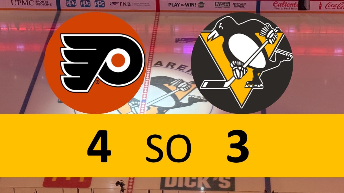 Penguins Stumbling, Can't Put Away Flyers in Another Bad Loss