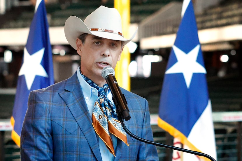 Texas Ranger Association Foundation board member Russell Molina (of the specialized law...