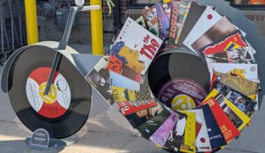 Bicycle sculpture unveiled outside Open Harvest to honor beloved Lincoln volunteer