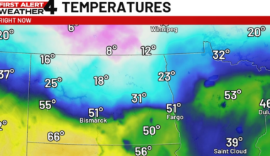 Jaw-dropping, must-see temperature contrast across one state