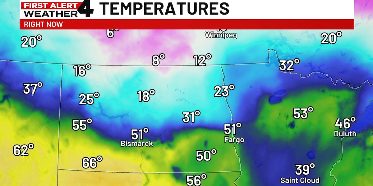 Jaw-dropping, must-see temperature contrast across one state