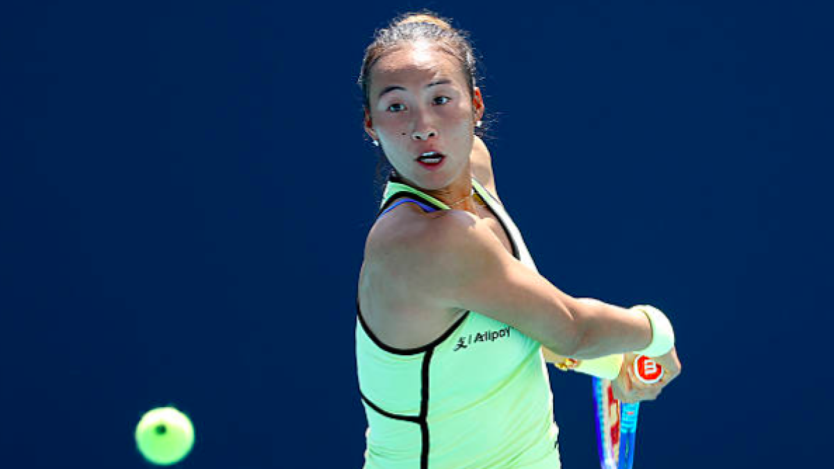 Qinwen Zheng: "My life has been very boring without tennis." Source: Getty