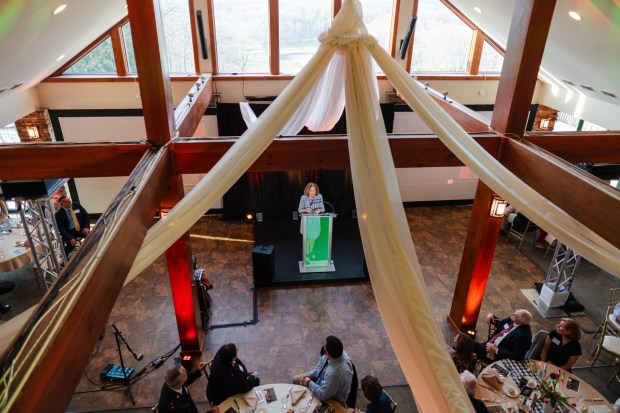 The Helping Harvest second annual Celebration of Community and Hope was held in the banquet area at Mountain Valley Golf Course on Thursday, April 24, 2025. (FILE)