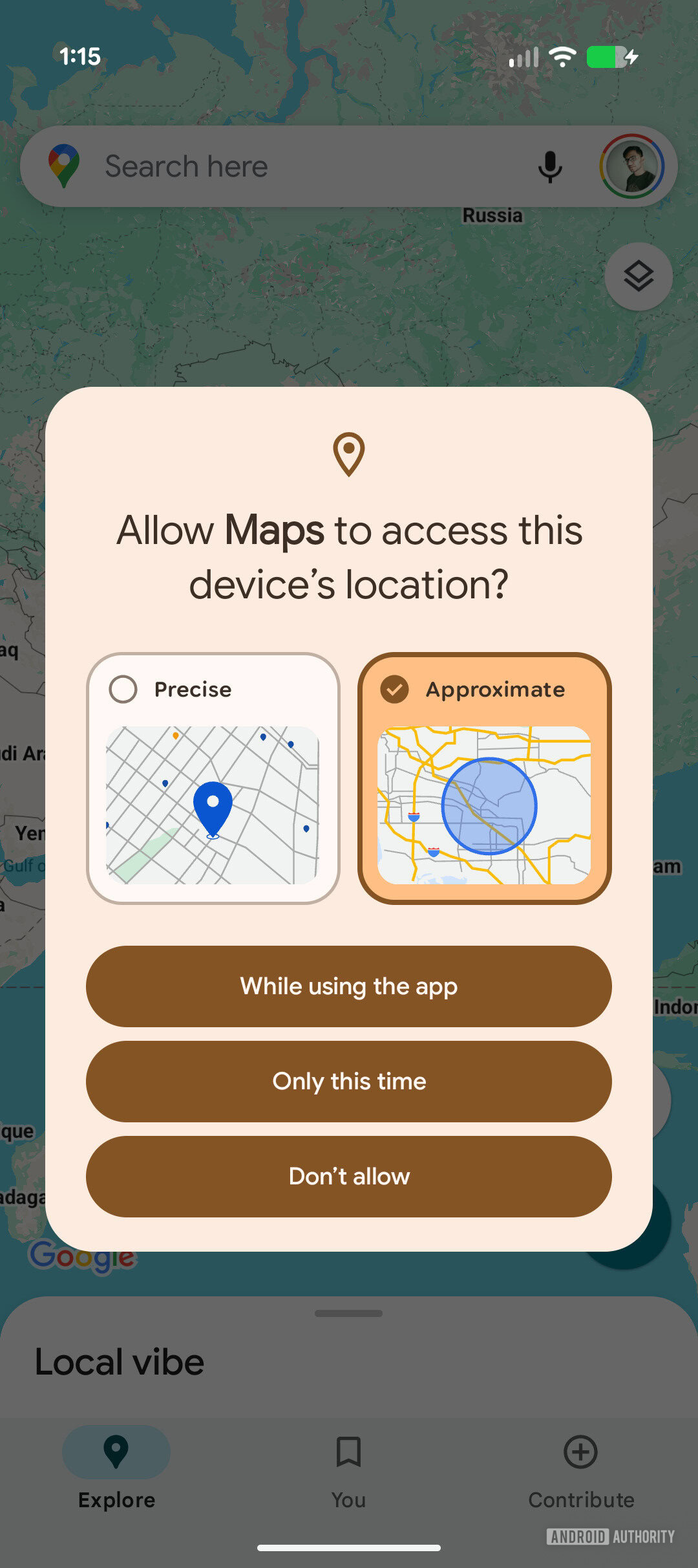 Redesigned permission UI 3