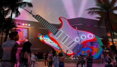 The Muppets band jams in a studio as fans watch and snap photos&mdash;like concept art come to life.