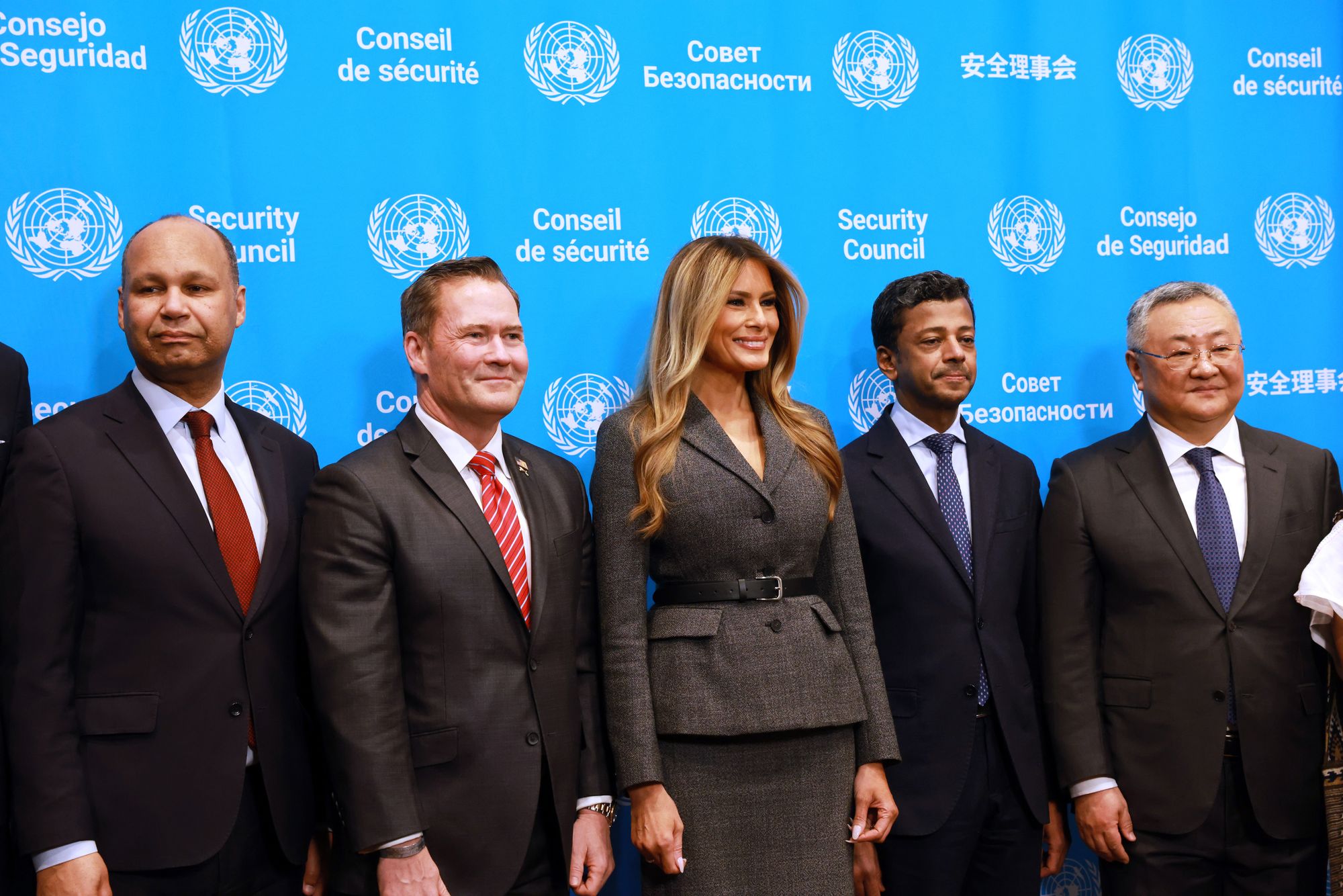 Jimmy Kimmel joked that Melania Trump’s appearance at the UN looked like “the worst season of The Bachelorette yet”