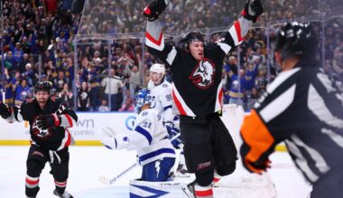 Sabres alone atop division following wild win over Lightning