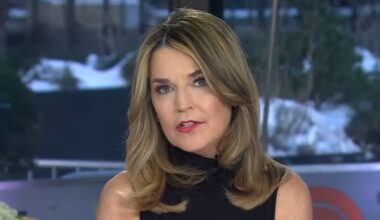 Savannah Guthrie on the January 30, 2026, episode of NBC