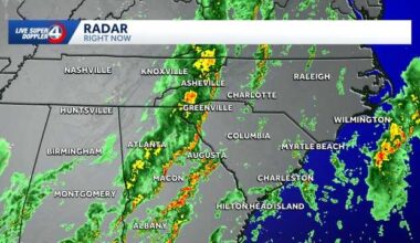 South Carolina weather: Severe storm threat Monday