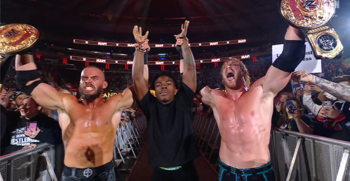 The Vision win world tag team titles, with the help of IShowSpeed