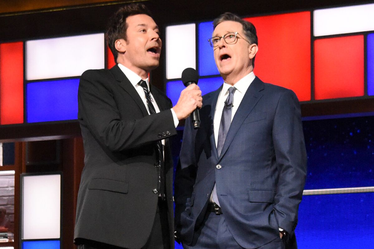  Jimmy Fallon serenades 'Late Show' host with 'Stephen's Way'