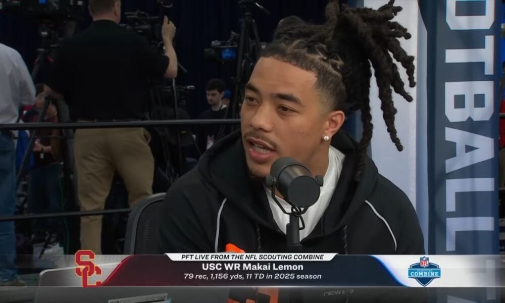 WR Makai Lemon Is Getting Roasted For His Combine Interview. That's Wrong.