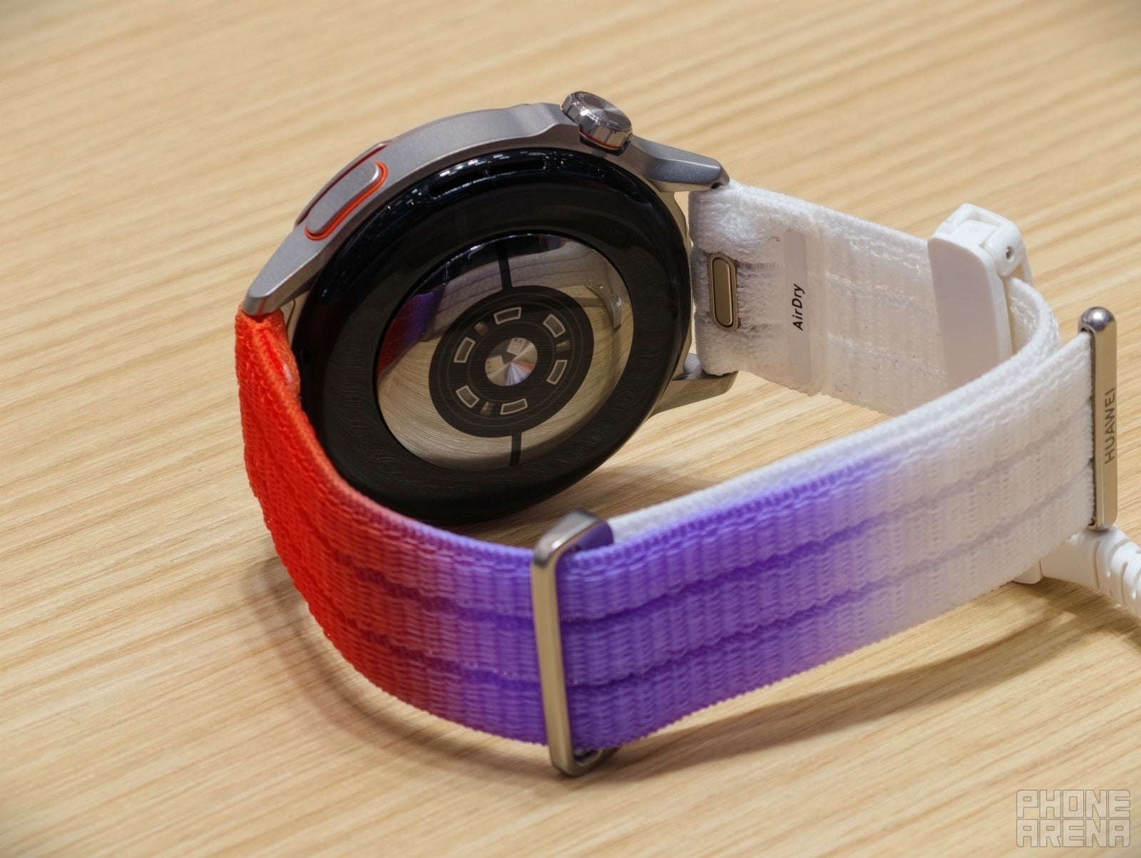 If you don't like the super-colorful strap, there's a black version too | Image by PhoneArena - Huawei Watch GT Runner 2 hands-on: what makes this a running watch?