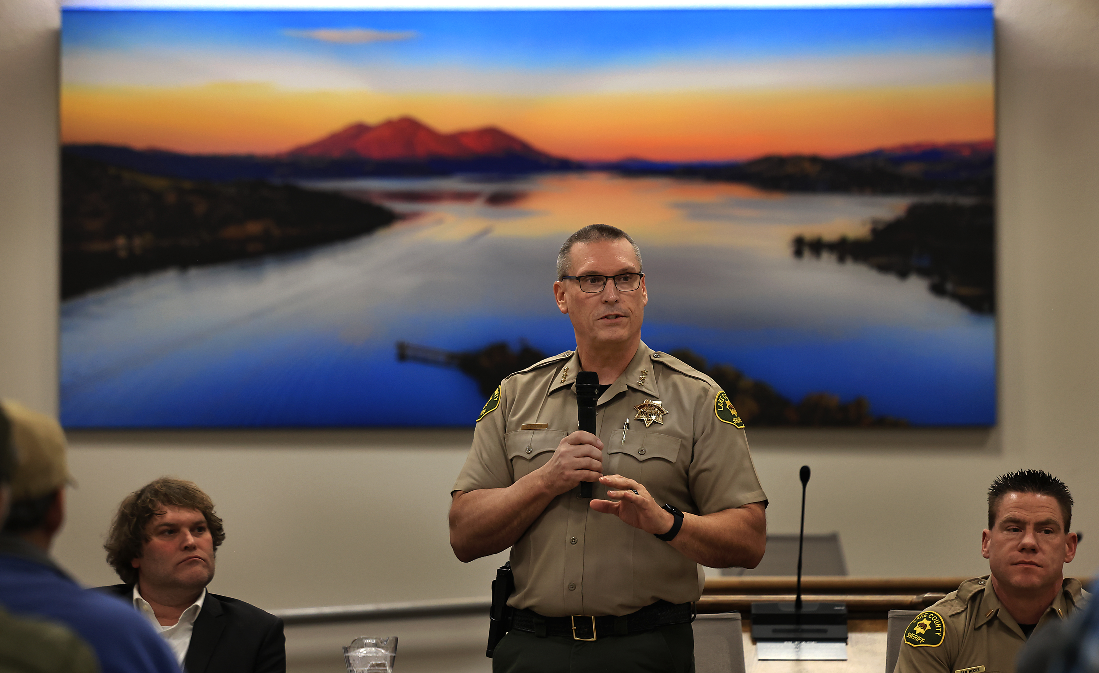 Corey Paulich the Lake County undersheriff and director of emergency...