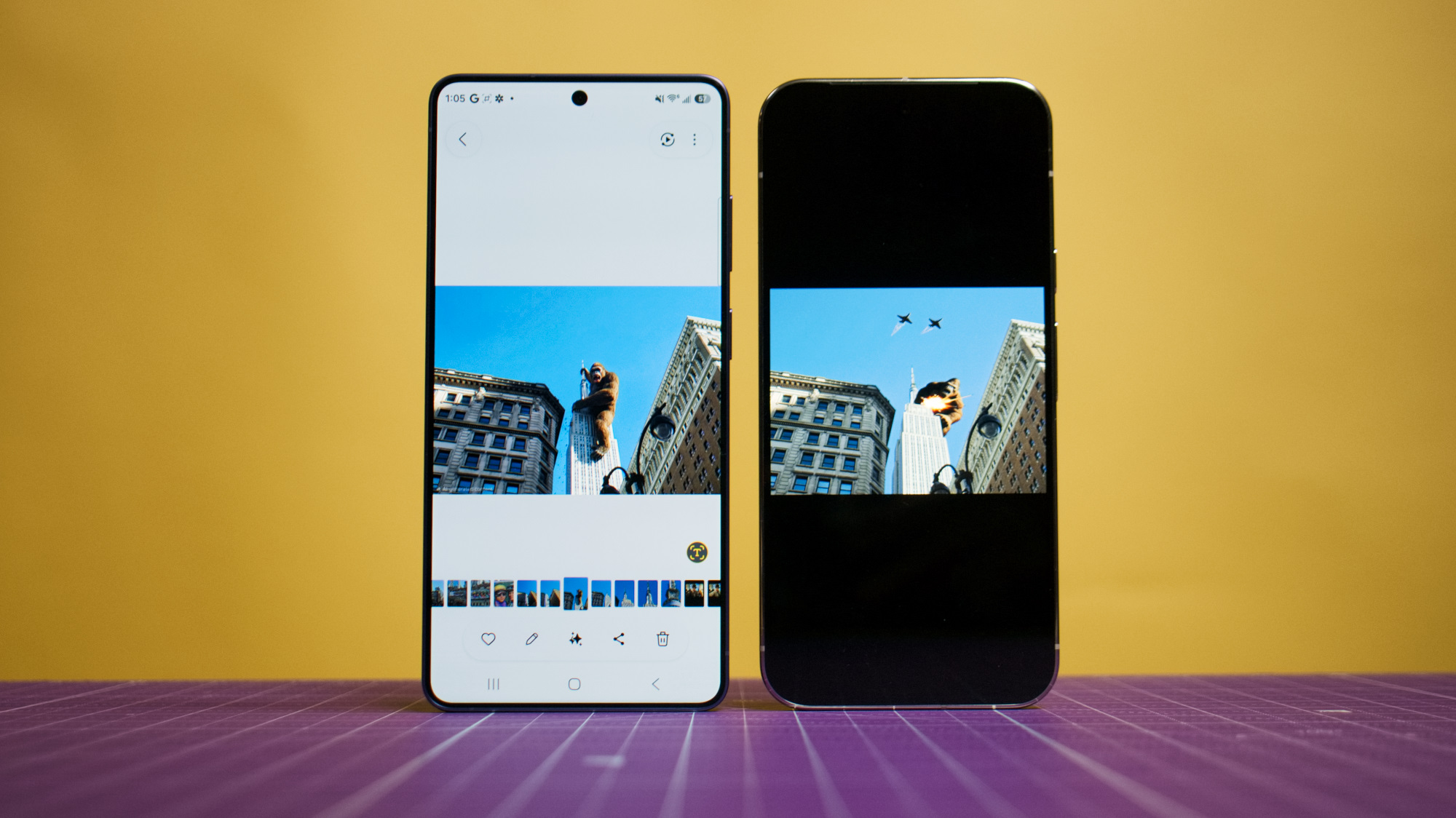 Galaxy S26 Ultra Photo Assist vs Pixel 10 Pro XL Ask Photos.