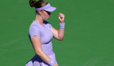 Gibson stuns Alexandrova for biggest win, enters top 100 in live rankings