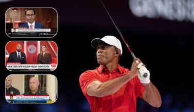 How TV networks handled breaking news of Tiger Woods crash