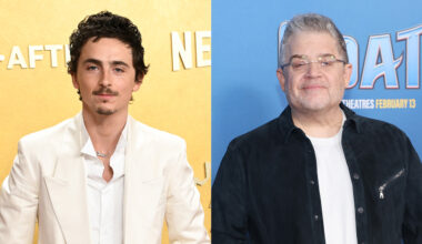 Timothée Chalamet and Patton Oswalt.