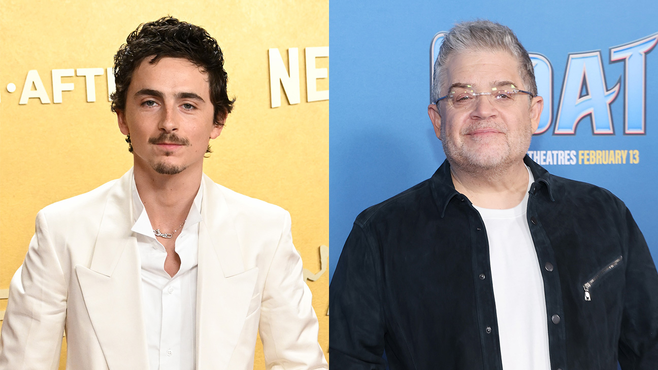 Timothée Chalamet and Patton Oswalt.