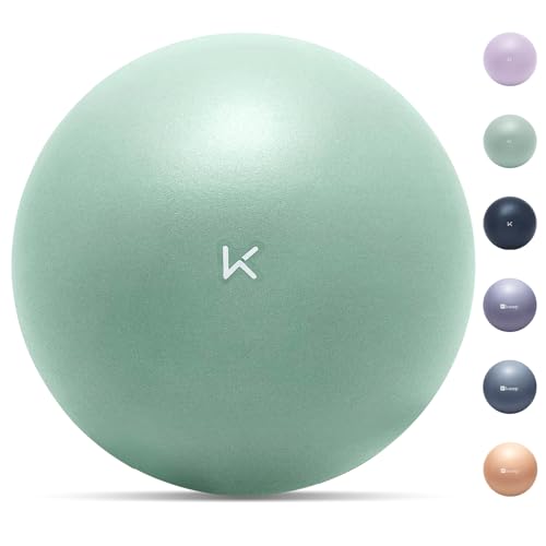 Keep Pilates Ball Small- Balance Yoga Balls for Working Out, Fitness Ball for Core Strength and Physical Therapy, 25cm,pale Green