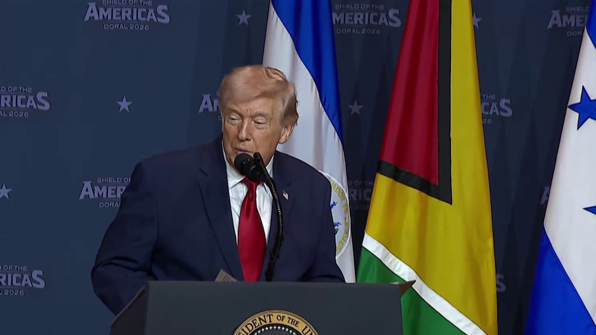 Trump hints at Cuba’s future at ‘Shield of the Americas’ summit – NBC 6 South Florida