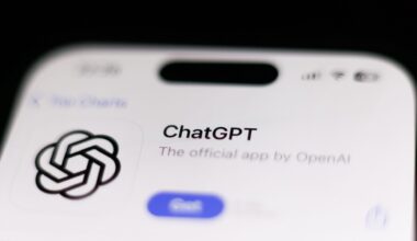 ChatGPT app on an iPhone