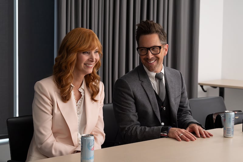 Lisa Kudrow and Dan Bucatinsky in "The Comeback"