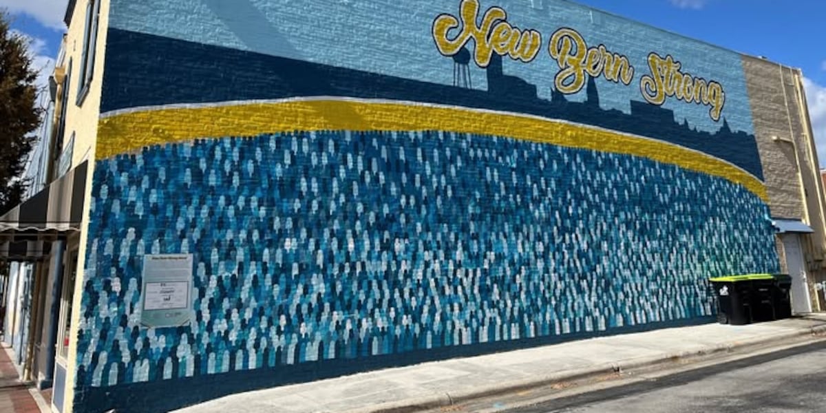 ‘New Bern Strong’ mural painted over by new owners