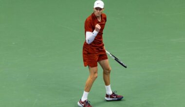 Jannik Sinner finished top in the ATP Bagel games in 2025.