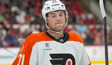 Rick Tocchet may have just revealed when Tyson Foerster is returning to the Flyers