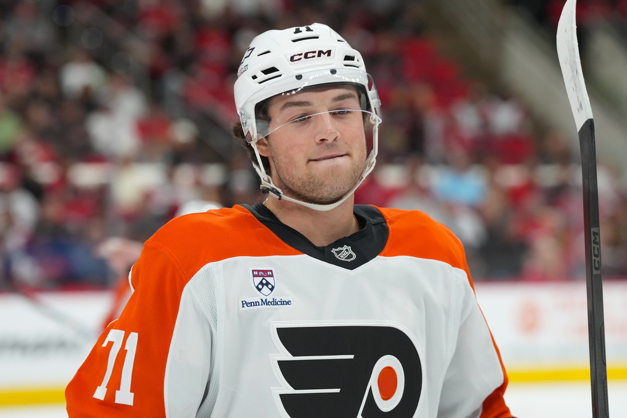 Rick Tocchet may have just revealed when Tyson Foerster is returning to the Flyers