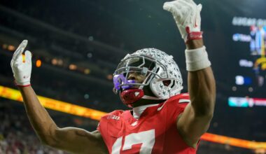 Ohio State WR Carnell Tate Has Top 30 Visits Scheduled With Five More Teams