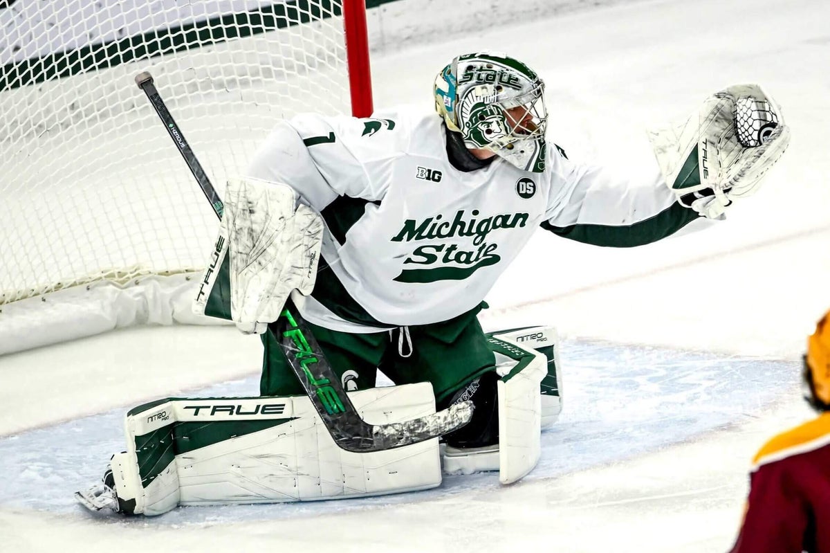 Red Wings sign top goaltending prospect, Hobey Baker finalist Trey Augustine