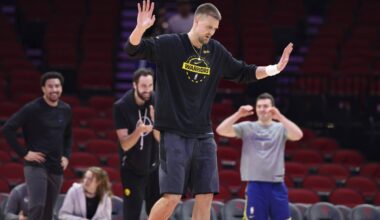 Stephen Curry pushing to return as Kristaps Porziņģis inches closer for Warriors