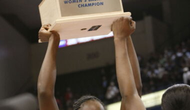Mar 9, 2010; Hartford, CT, USA; Connecticut Huskies center Tina Charles (31) celebrates with her teammates after defeating the West Virginia Mountaineers for the Big East championship at the XL Center. UConn defeated West Virginia 60-32.