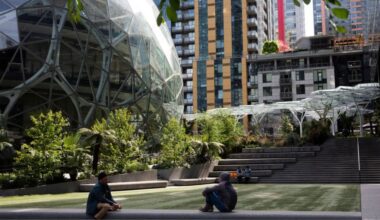 Amazon desks office space...