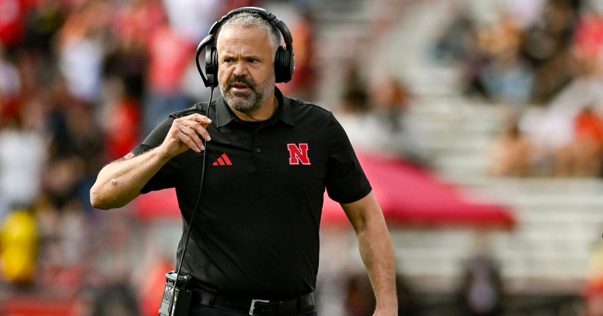 Nebraska football coach Matt Rhule