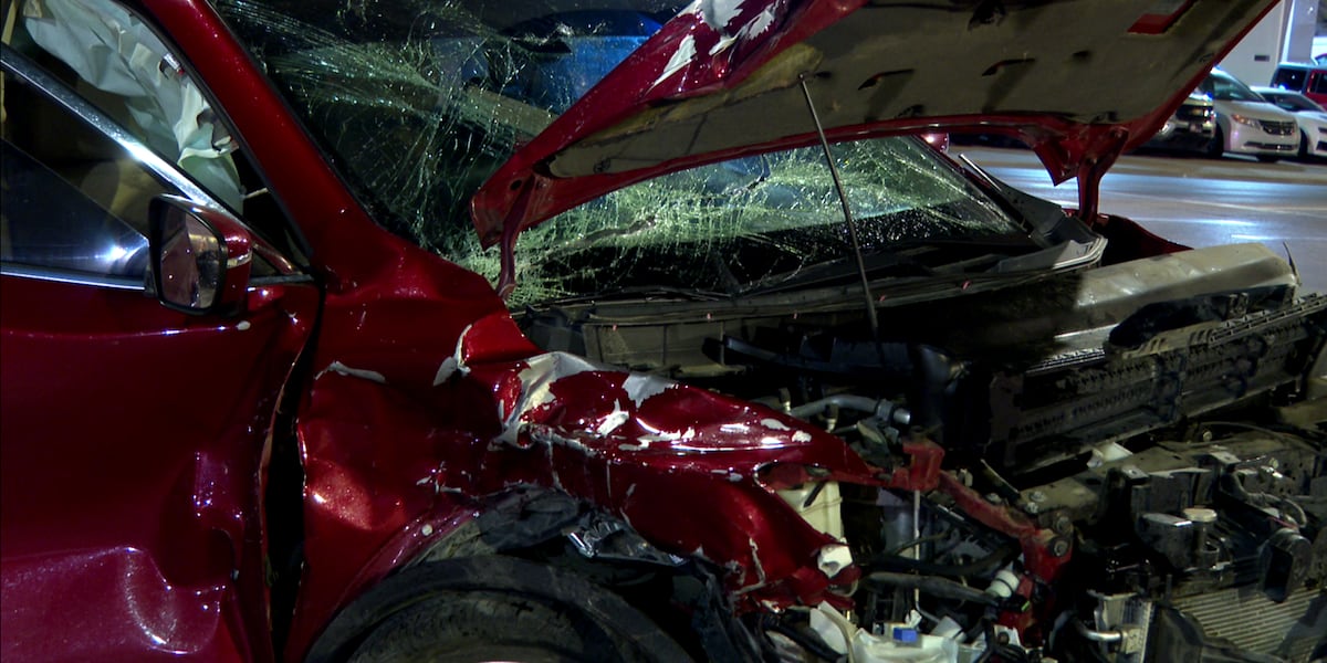 Two hospitalized after early morning crash