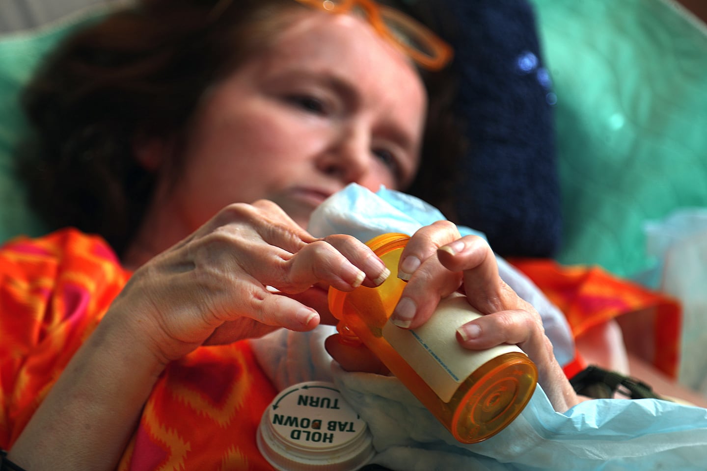 Pea took her 11 a.m. medications.