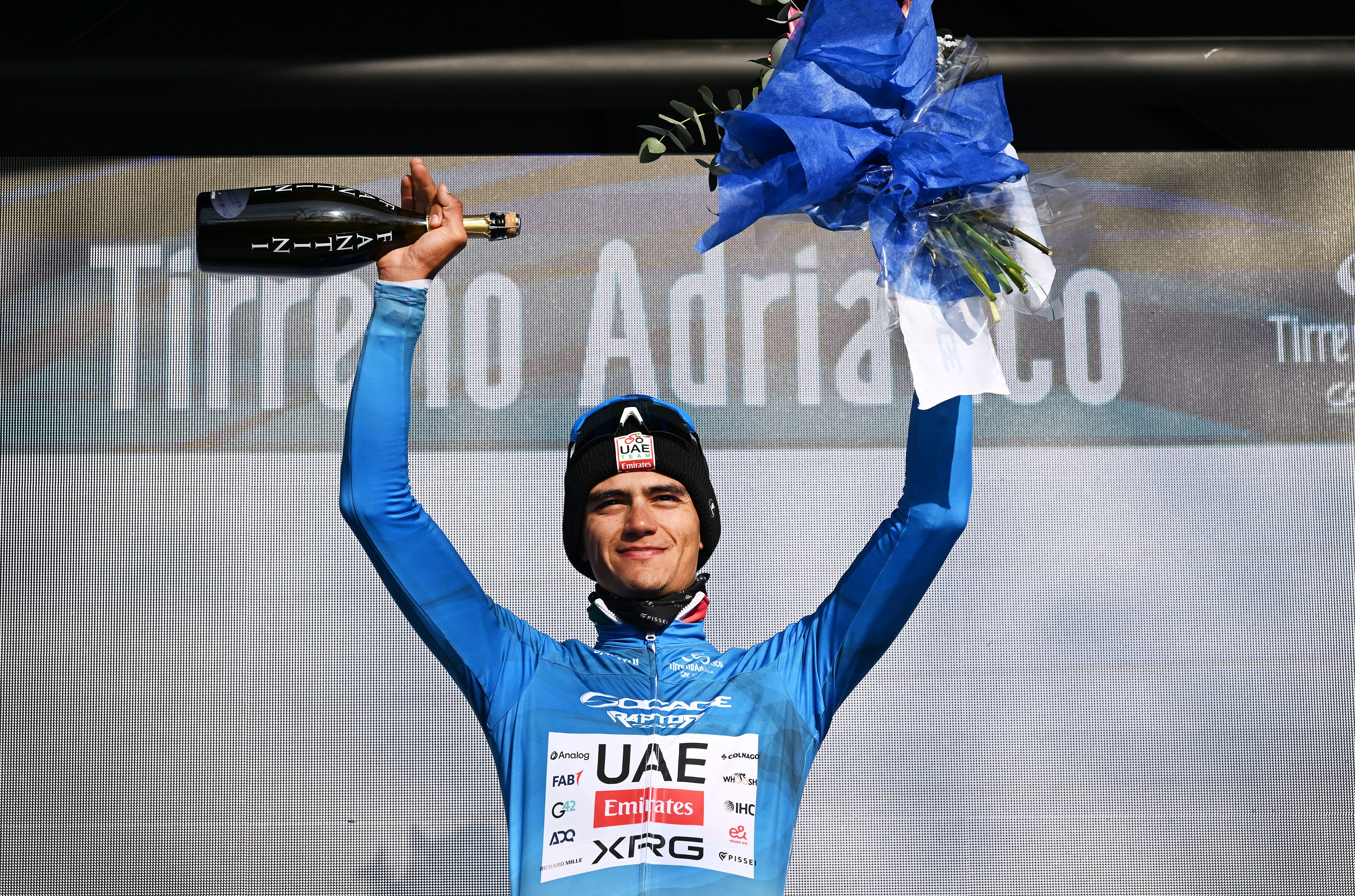Isaac Del Toro retakes blue after stage 5 Tirreno-Adriatico 2026