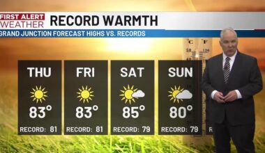 Record-breaking warmth starts Thursday, persists into next week