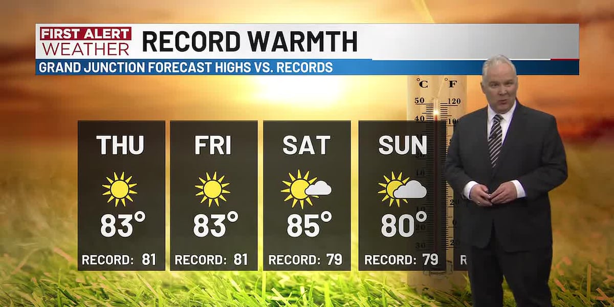 Record-breaking warmth starts Thursday, persists into next week