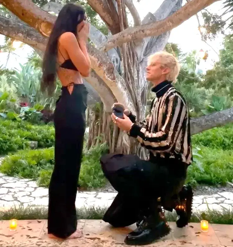 The pair announced their engagement in 2022 (Instagram/@machinegunkelly)