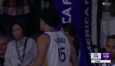 Sensabaugh scores 21, Hinson makes go-ahead 3 as depleted Jazz stun Warriors, 119-116