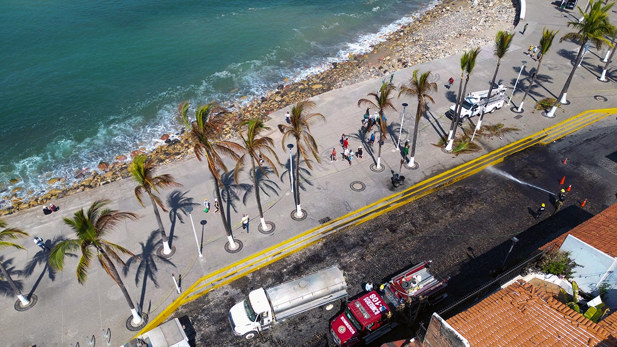 Aftermath of cartel violence in Puerto Vallarta